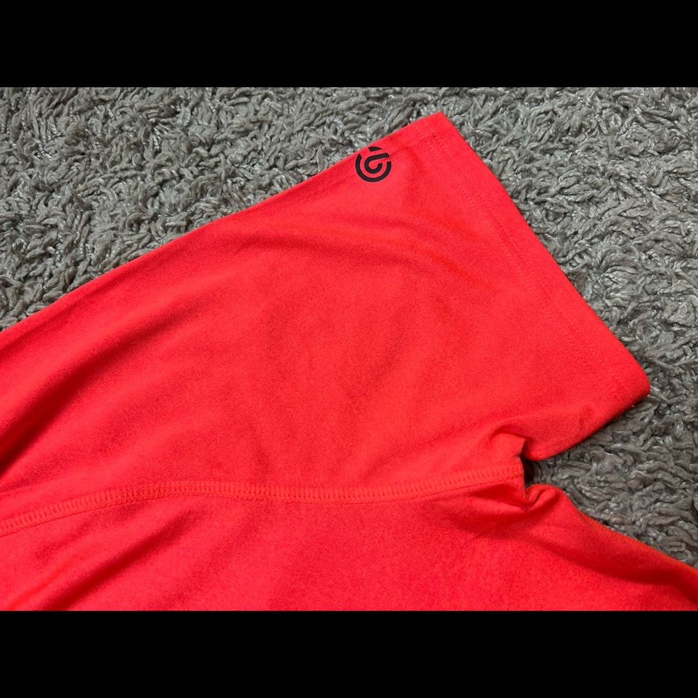 C9 Champion, Mens Neon Orange/Red Active Shirt, Large - Picture 3 of 5
